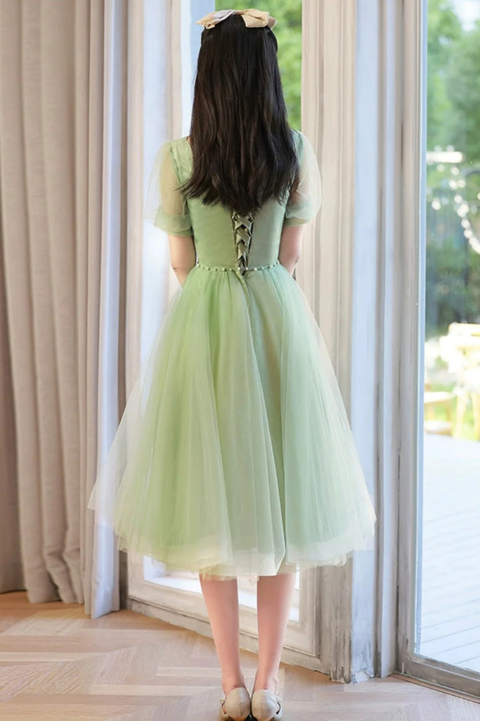 short green graduation dresses Chic Strapless Green Satin Short Prom Dress: Elegant Homecoming & Graduation Attire