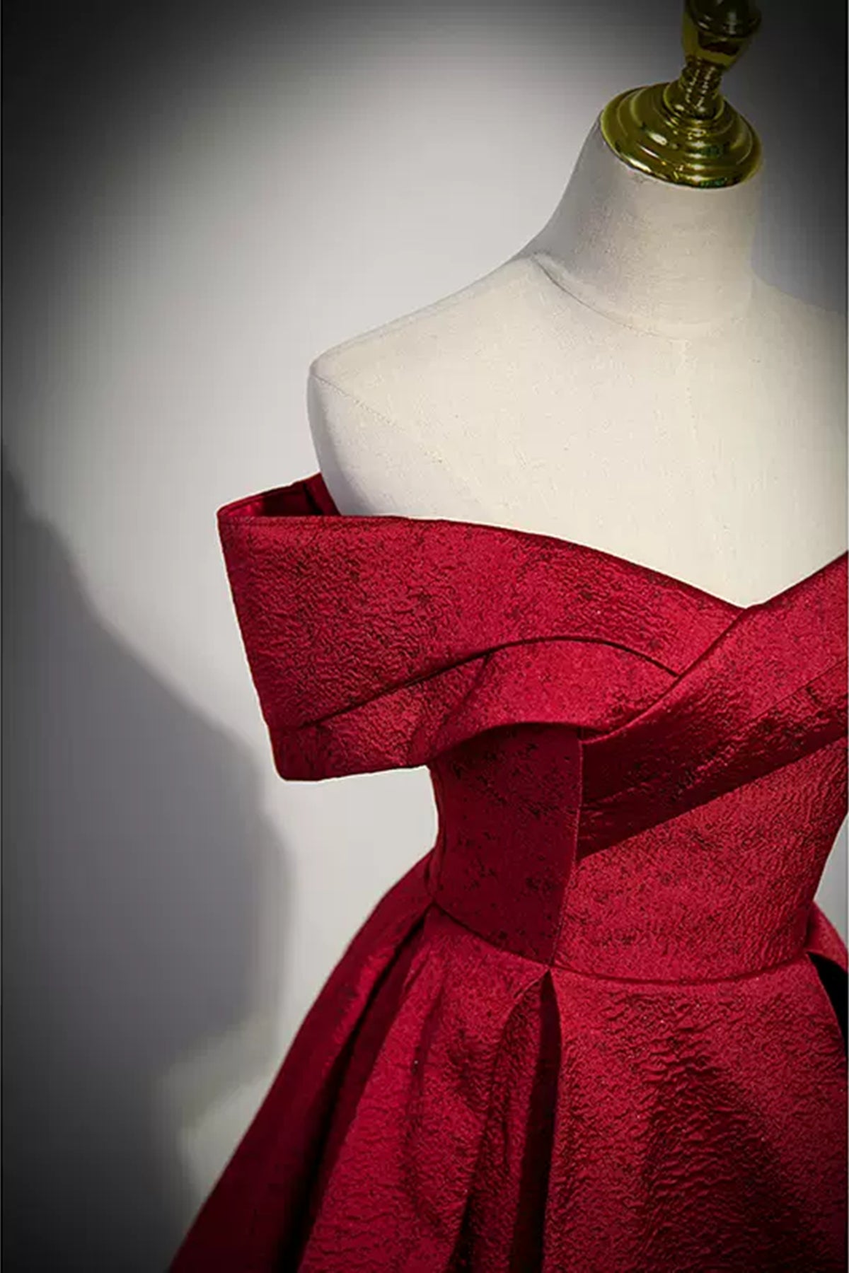 wine off the shoulder prom dress Morilee 48021: The Dazzling Off-Shoulder Sequined Marvel 48021