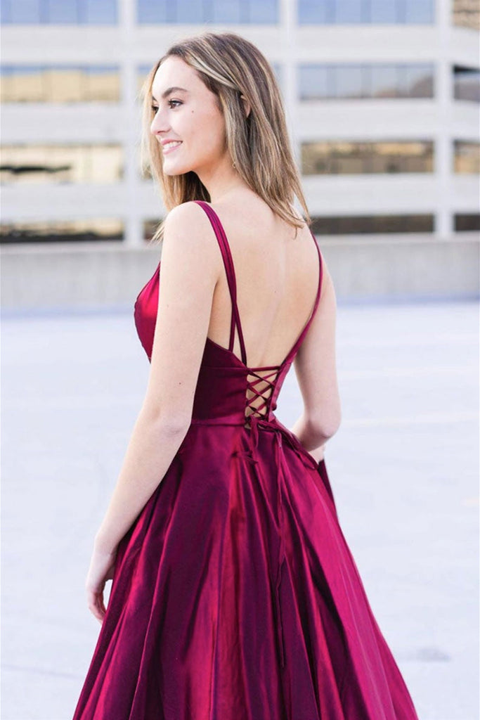 Burgundy Velvet V Neck Backless Long Prom Dresses, Burgundy Velvet For Lwt Dress Burgundy Velvet V Neck Backless Long Prom Dresses, Burgundy Velvet For Lwt Dress