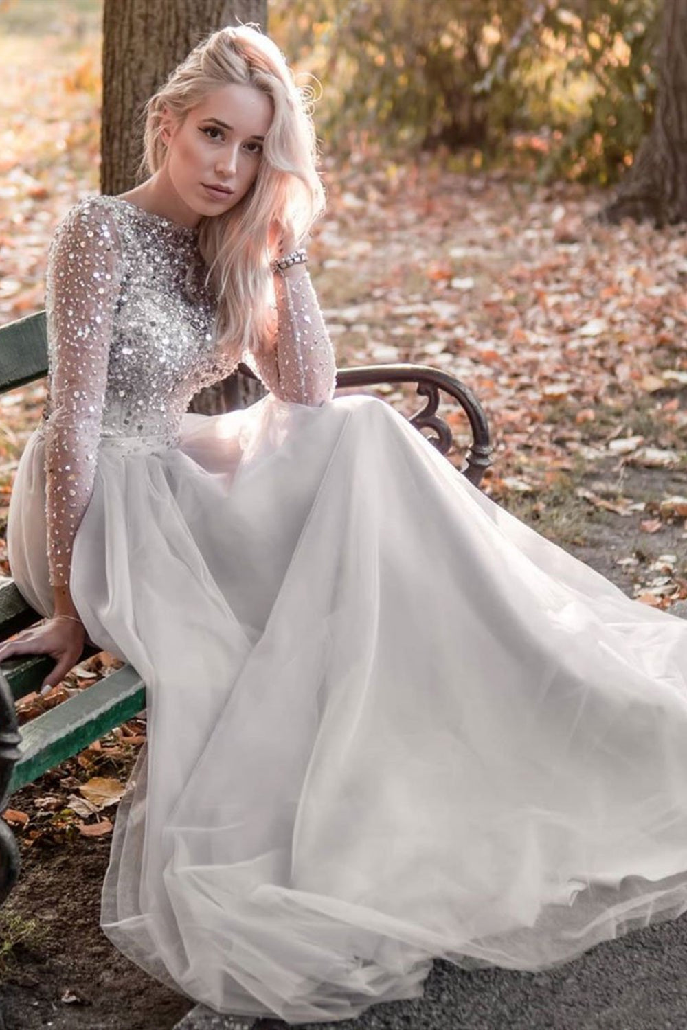 mermaid prom dresses pink Fitted Long Sleeve Sequin Gown by GLS Gloria GL3122 2XL / Silver Keeps fit tidy and secure Available Colors A-line Light Sky Blue Sparkly