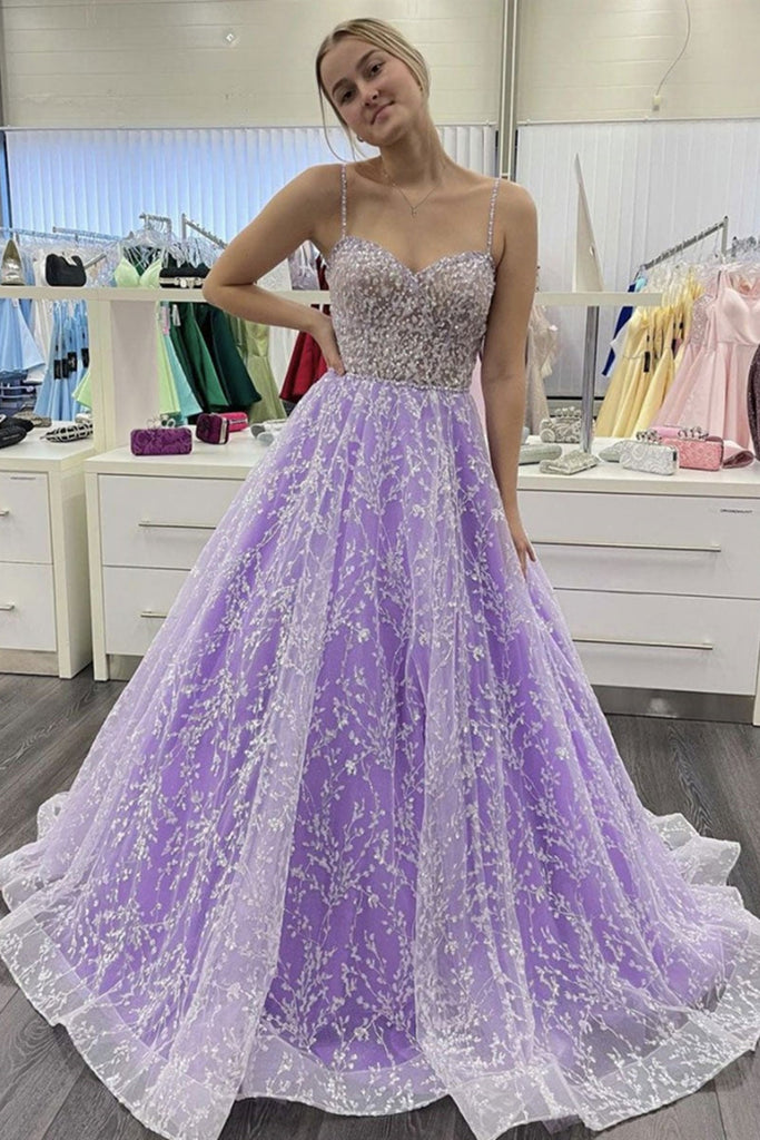 sweetheart neck lace dress in lavender Plus Size Elegant Lavender Lace Maxi Dress Sweetheart Neck Flutter Sleeve A-Line Formal Gown For Wedding,Dinner,Party & Vacation