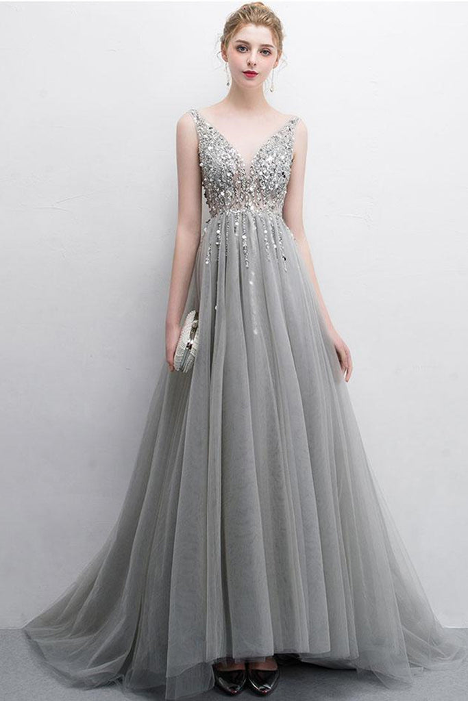 grey dresses for graduation Grey Graduation Formal Dress